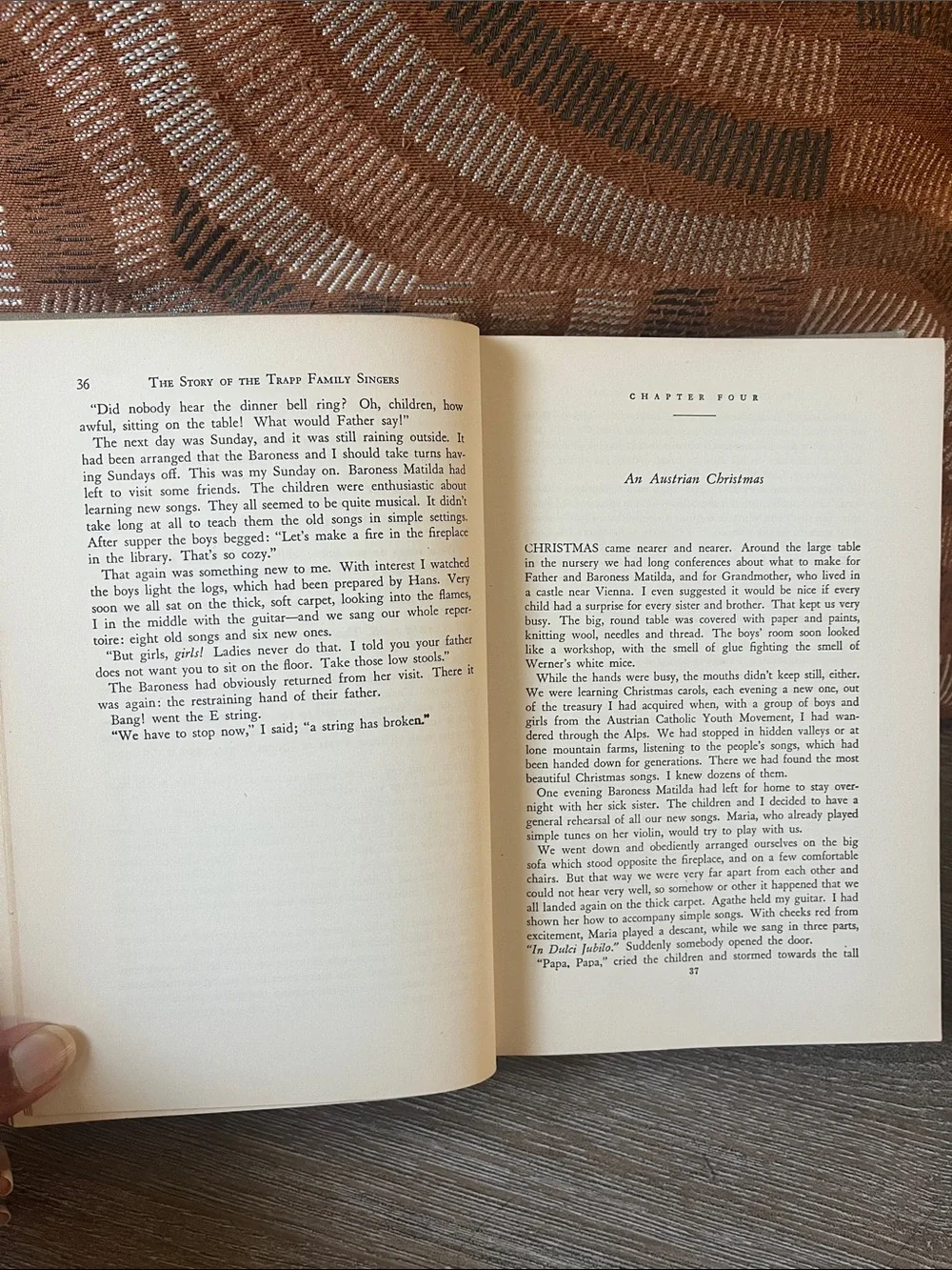 The Story of the Trapp Family Singers Hardcover by Maria Augusta Trapp 1949